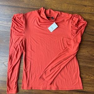 Versona Long Sleeve Burnt Orange Top